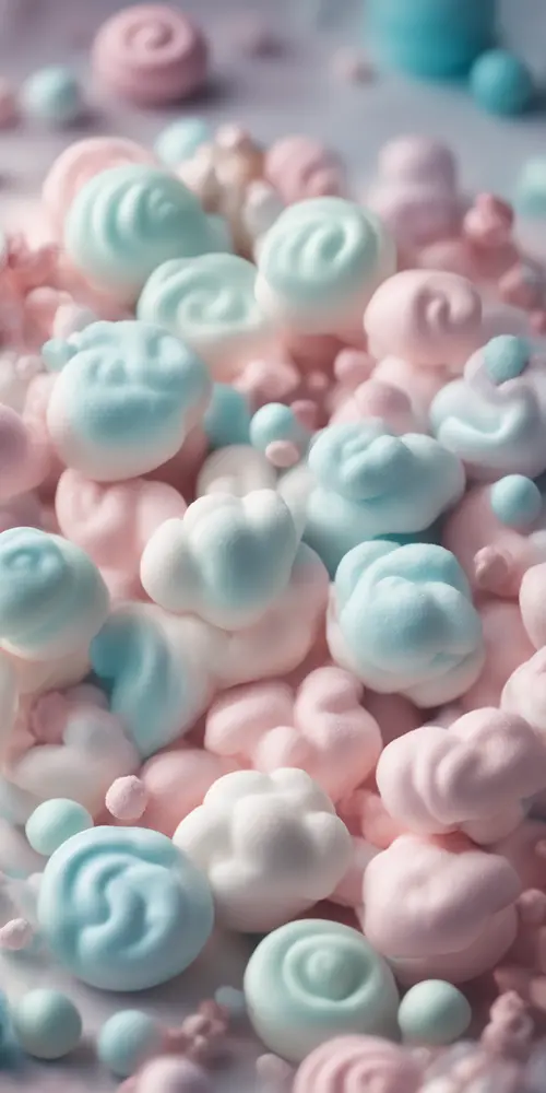 Pastel Candy Christmas wallpaper